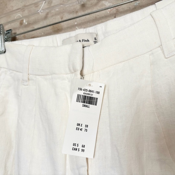 Abercrombie & Fitch Sloane Tailored Linen-Blend Pant - Picture 3 of 5